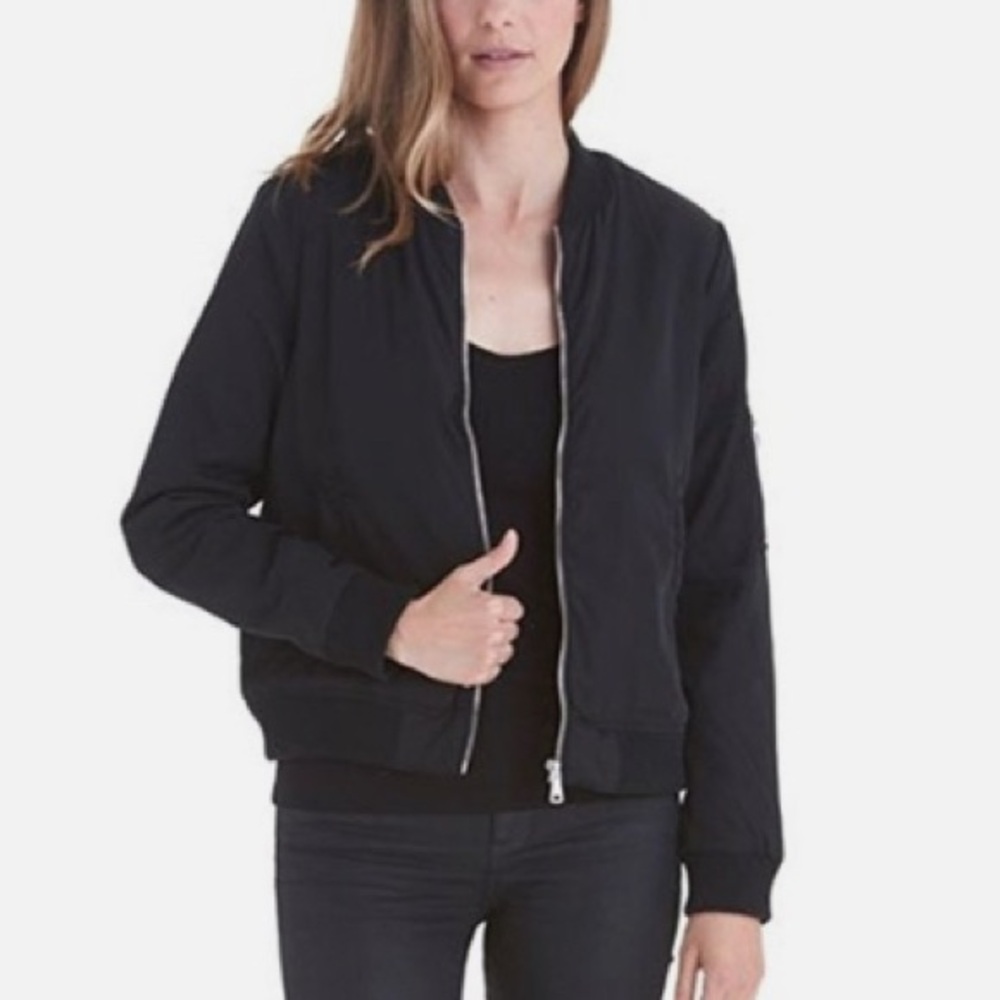 Love Token Jupiter Bomber Jacket Sz S In Black NWT
